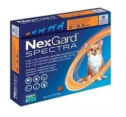NEXGARD SPECTRA S 2 - 3.5 KG 3TAB